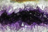 Purple Amethyst Geode - Uruguay #83542-2